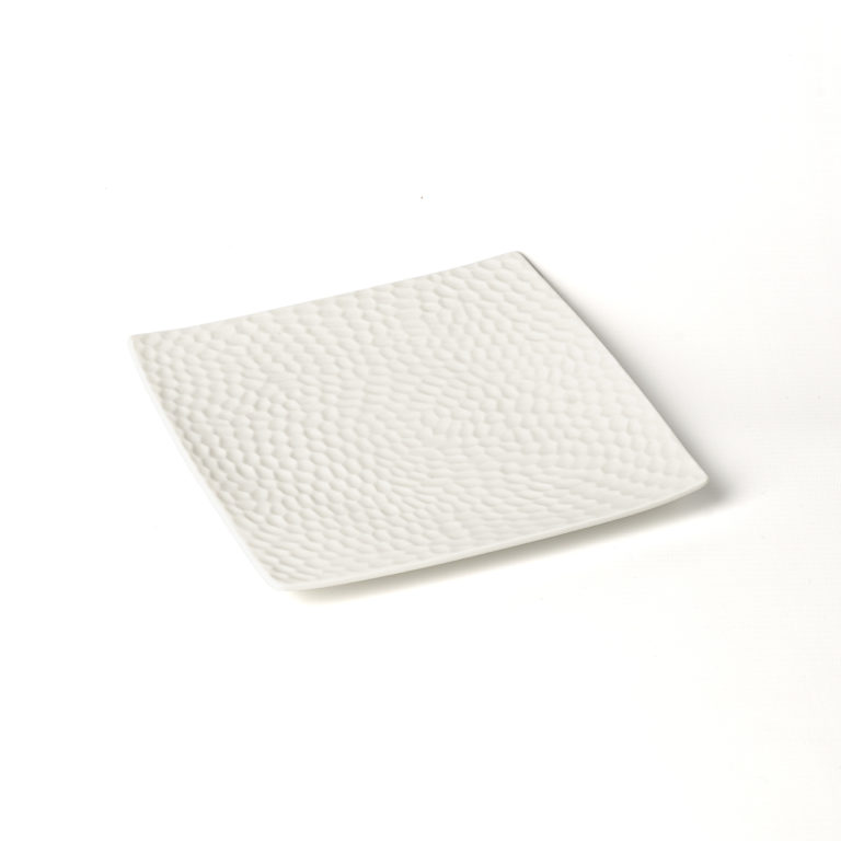 Assiette carrée écaille 19cm