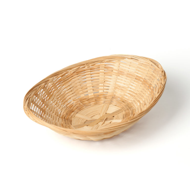 Corbeille en osier ovale