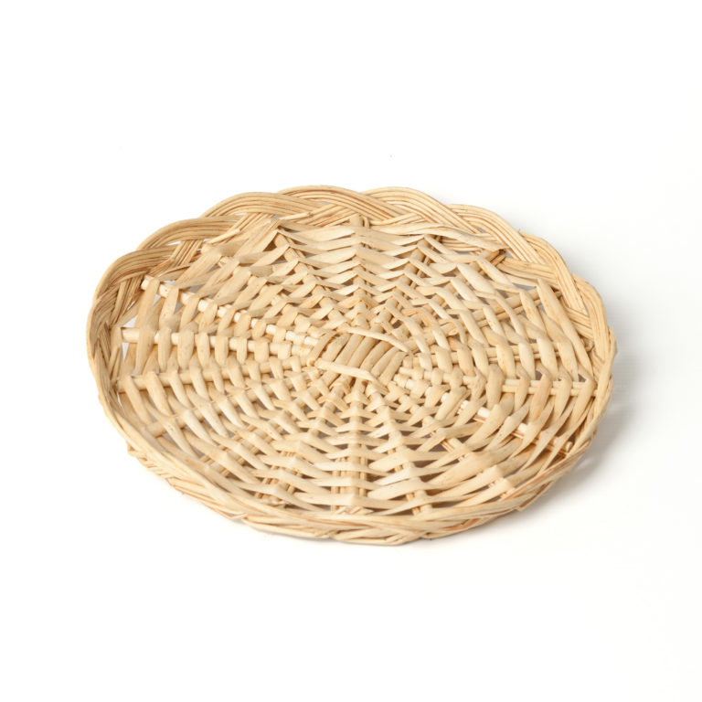 Plateau osier rond