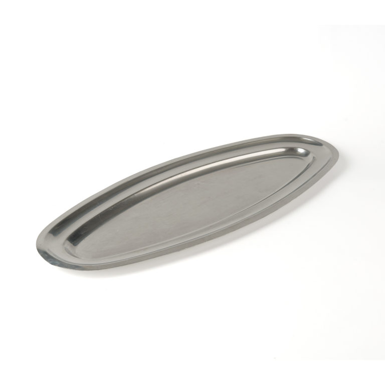 Plat inox ovale 60cm