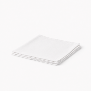 Serviette blanche coton